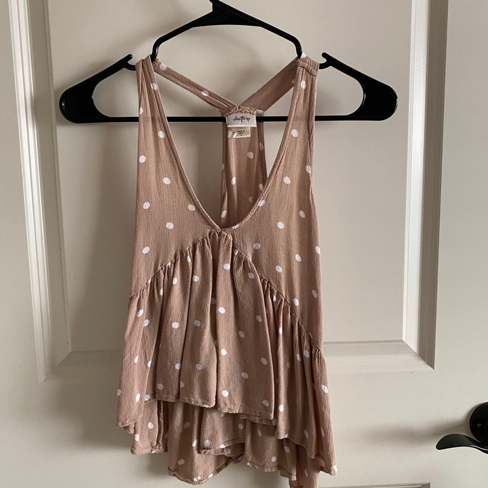 Daytrip dotted tank top